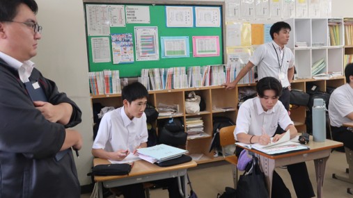 授業参観の様子