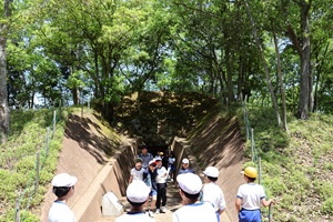 古墳見学